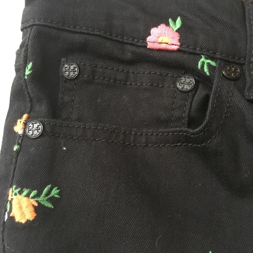 Tory Burch Brindle Skinny Capri Jean, Size 25 - Picture 7 of 8